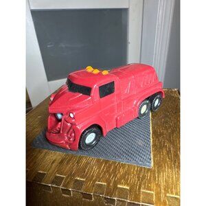 McDonalds Red Plastic Speed Racer Truck Toy With Six Wheels E21  59-15